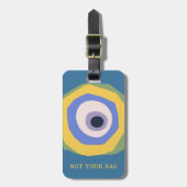 Nicht Ihre Tasche Auge Funny Design Benutzerdefini Gepäckanhänger (Vorderseite vertikal)