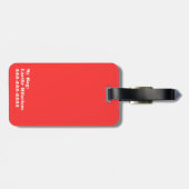 Nicht Ihre Tasche Gepäckanhänger (Rückseite horizontal)