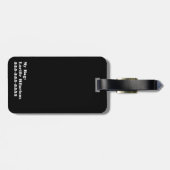 Nicht Ihre Tasche Gepäckanhänger (Rückseite horizontal)