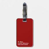 Nicht Ihre Tasche Gepäckanhänger (Rückseite vertikal)