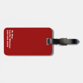 Nicht Ihre Tasche Gepäckanhänger (Rückseite horizontal)