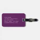 Nicht Ihre Tasche Vibranly Funny Design Custom Tex Gepäckanhänger (Rückseite horizontal)