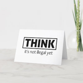 Nicht illegal dankeskarte