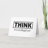 Nicht illegal dankeskarte (Vorderseite)