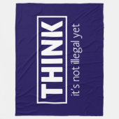 Nicht illegal fleecedecke (Vorderseite)