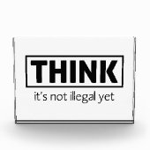 Nicht illegal fotoblock (Vorderseite)