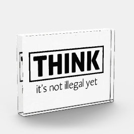 Nicht illegal fotoblock