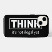 Nicht illegal iPhone hülle (Rückseite (Horizontal))