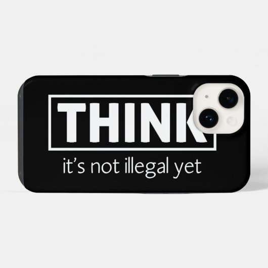 Nicht illegal iPhone hülle (Rückseite (Horizontal))