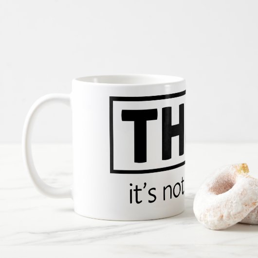 Nicht illegal kaffeetasse (Mit Donut)