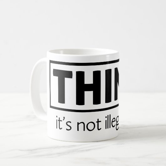 Nicht illegal kaffeetasse (Vorderseite Links)