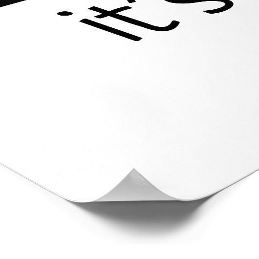 Nicht illegal poster (Ecke)