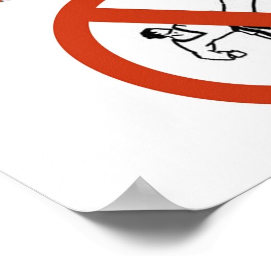 nicht im Klassenzimmer Poster (Ecke)