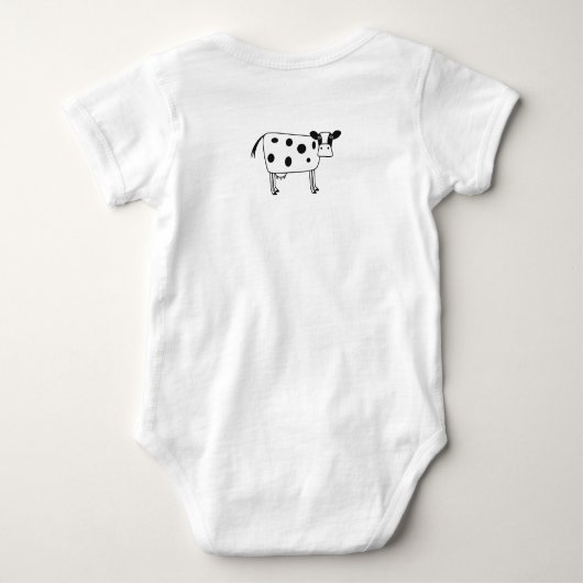 Nicht im Moo Baby Strampler (Rückseite)