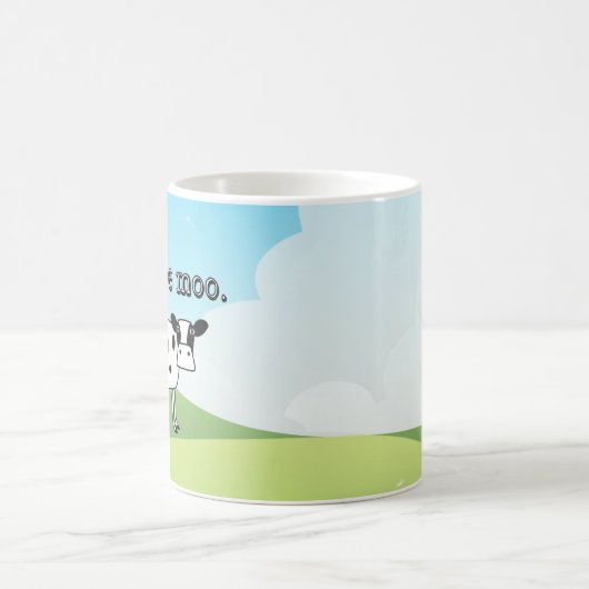Nicht im Moo Kaffeetasse (Mittel)