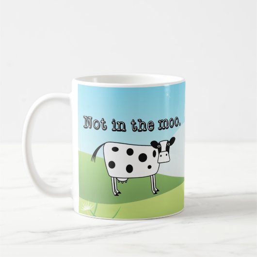 Nicht im Moo Kaffeetasse (Links)
