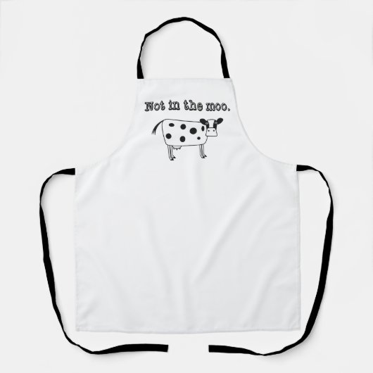 Nicht im Moo Schürze (Vorderseite)