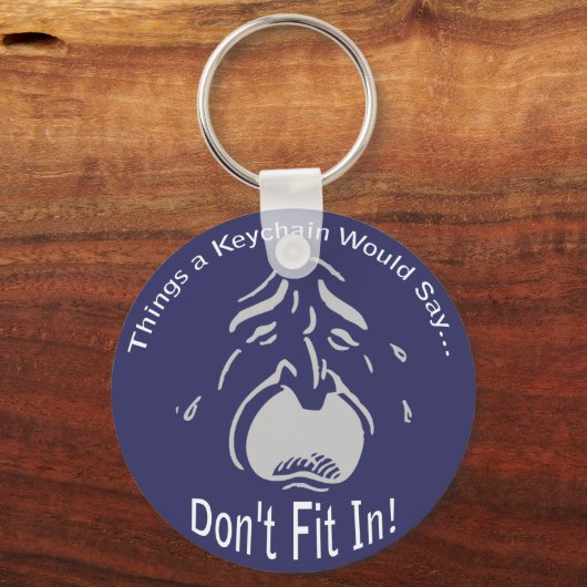 Nicht im Schlüsselanhänger passen (Vorderseite)