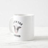 Nicht in der Moood-Sassy-Kuh Kaffeetasse (Vorderseite Links)