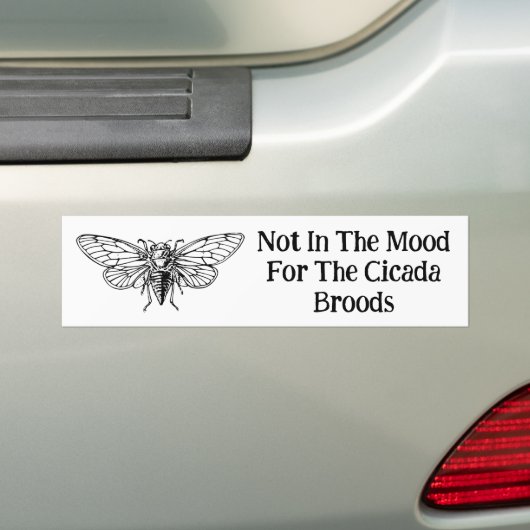 Nicht in der Stimmung für die Cicada Broods Autoaufkleber (Auf Auto)