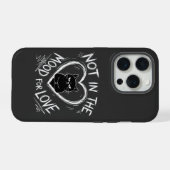 Nicht in der Stimmung für Liebe Grumpy Cat Sarkast iPhone Hülle (Rückseite (Horizontal))