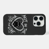 Nicht in der Stimmung für Liebe Grumpy Cat Sarkast iPhone Hülle (Rückseite (Horizontal))