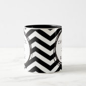 Nicht in der Stimmung Zweifarbige Tasse (Mittel)