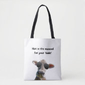 Nicht in der stimmungsvollen Kuh Tote Tasche (Vorderseite)