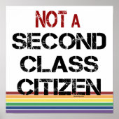 Nicht in der zweiten Klasse befindliche Bürgerpost Poster (Vorne)