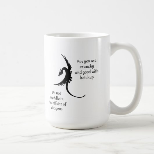 Nicht in die Angelegenheiten der Drachen Tasse ein (Rechts)