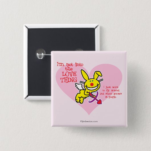 Nicht in die Liebe-Sache Button (Vorne & Hinten)