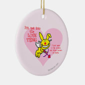 Nicht in die Liebe-Sache Keramikornament (Rechts)