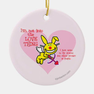 Nicht in die Liebe-Sache Keramikornament