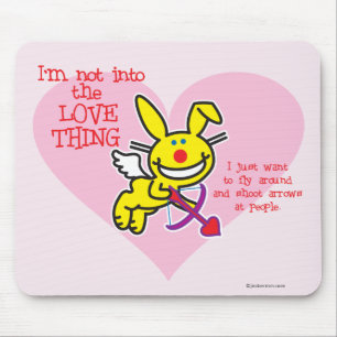 Nicht in die Liebe-Sache Mousepad