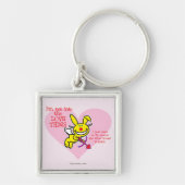 Nicht in die Liebe-Sache Schlüsselanhänger (Vorne)