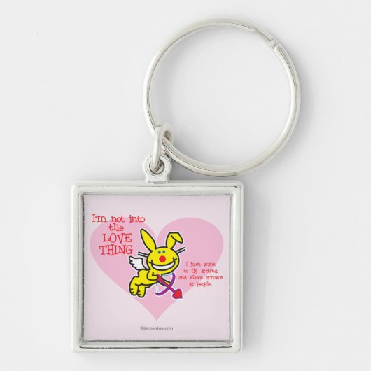 Nicht in die Liebe-Sache Schlüsselanhänger (Vorne)