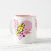 Nicht in die Liebe-Sache Zweifarbige Tasse (Vorderseite Links)