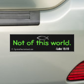 Nicht in dieser Welt Autoaufkleber (Auf Auto)