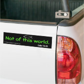Nicht in dieser Welt Autoaufkleber (Auf Lkw)