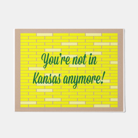 Nicht in Kansas Fußmatte mehr (Vorderseite)