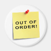 Nicht in Ordnung! Magnet (Vorne)