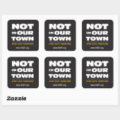 Nicht in unserem Aufkleber (Blatt)