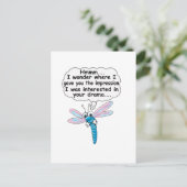 Nicht interessiert postkarte (Stehend Vorderseite)