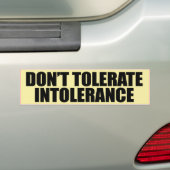 NICHT INTOLERANZ -.png Autoaufkleber (Auf Auto)