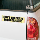 NICHT INTOLERANZ -.png Autoaufkleber (Auf Lkw)