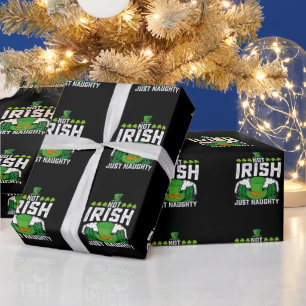 Nicht Irisch, nur unartig, lustiger St. Patrick's  Geschenkpapier