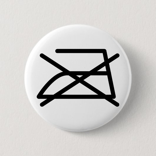 NICHT IRON! BUTTON (Vorderseite)