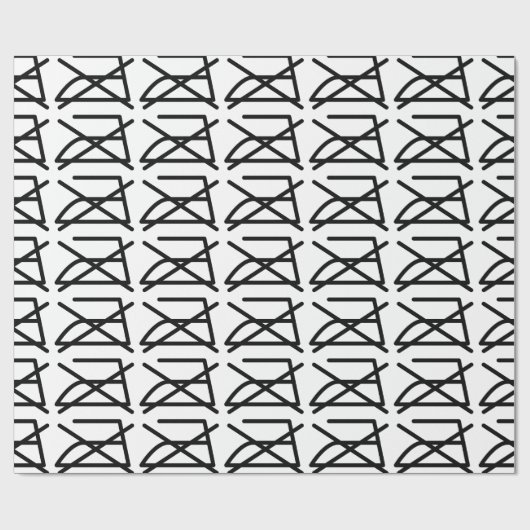 NICHT IRON! GESCHENKPAPIER (Flach)