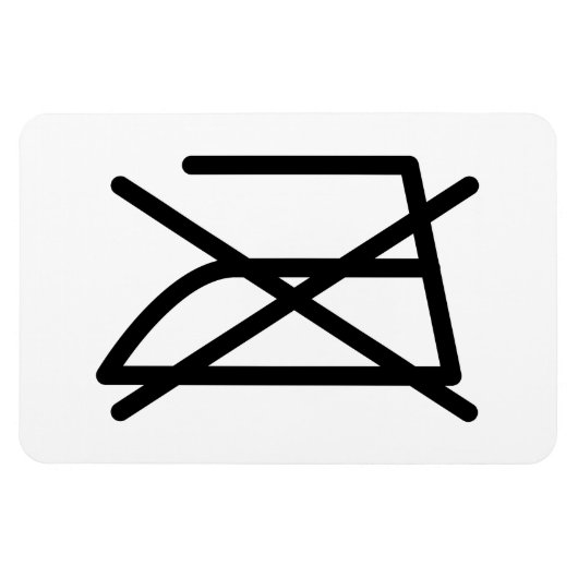 NICHT IRON! MAGNET (Horizontal)