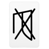 NICHT IRON! MAGNET (Vertikal)